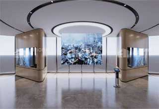 上海扭曲铝型材景观雕塑